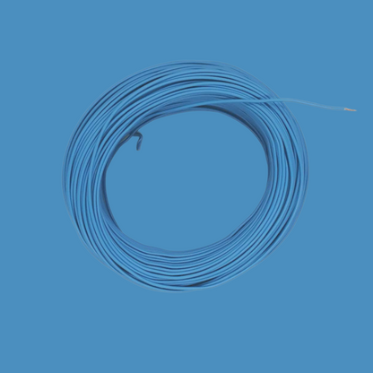 Kabel 1 x 0,5 (H05V-K) 10 Meter / blau