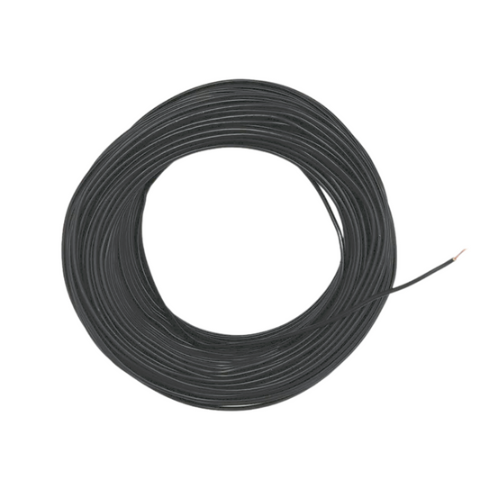 Kabel 1 x 0,75 (H05V-K) 10 Meter / schwarz