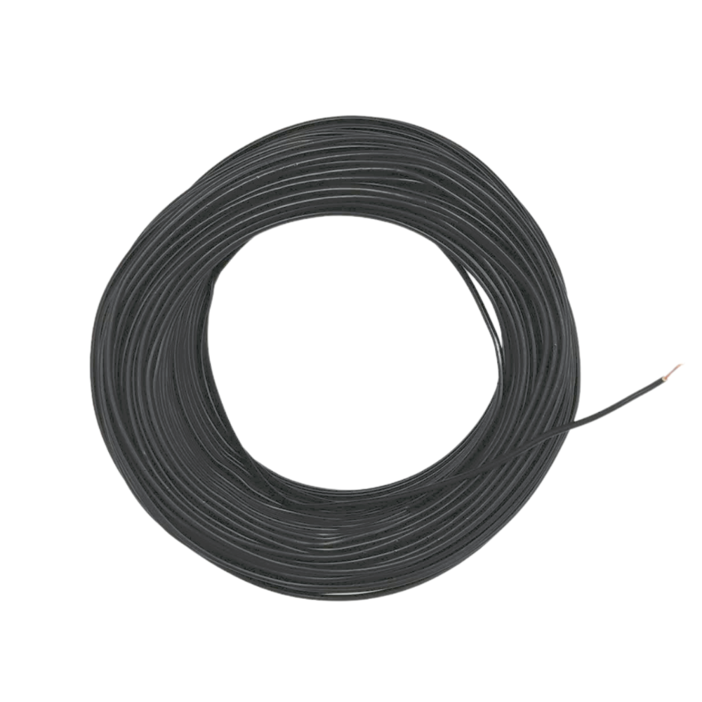Kabel 1 x 0,75 (H05V-K) 100 Meter / schwarz