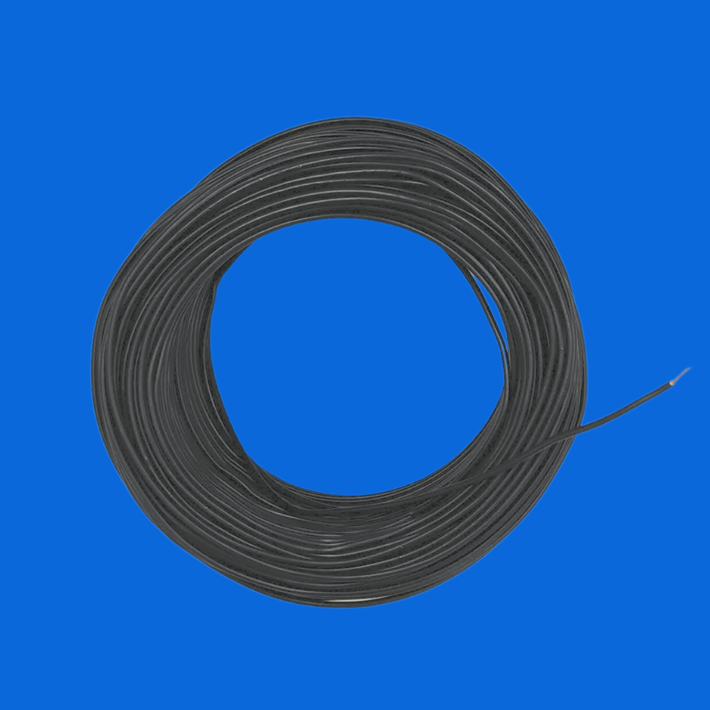 Kabel 1 x 0,75 (H05V-K) 100 Meter / schwarz