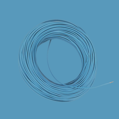 Kabel 1 x 0,75 (H05V-K) 10 Meter / blau