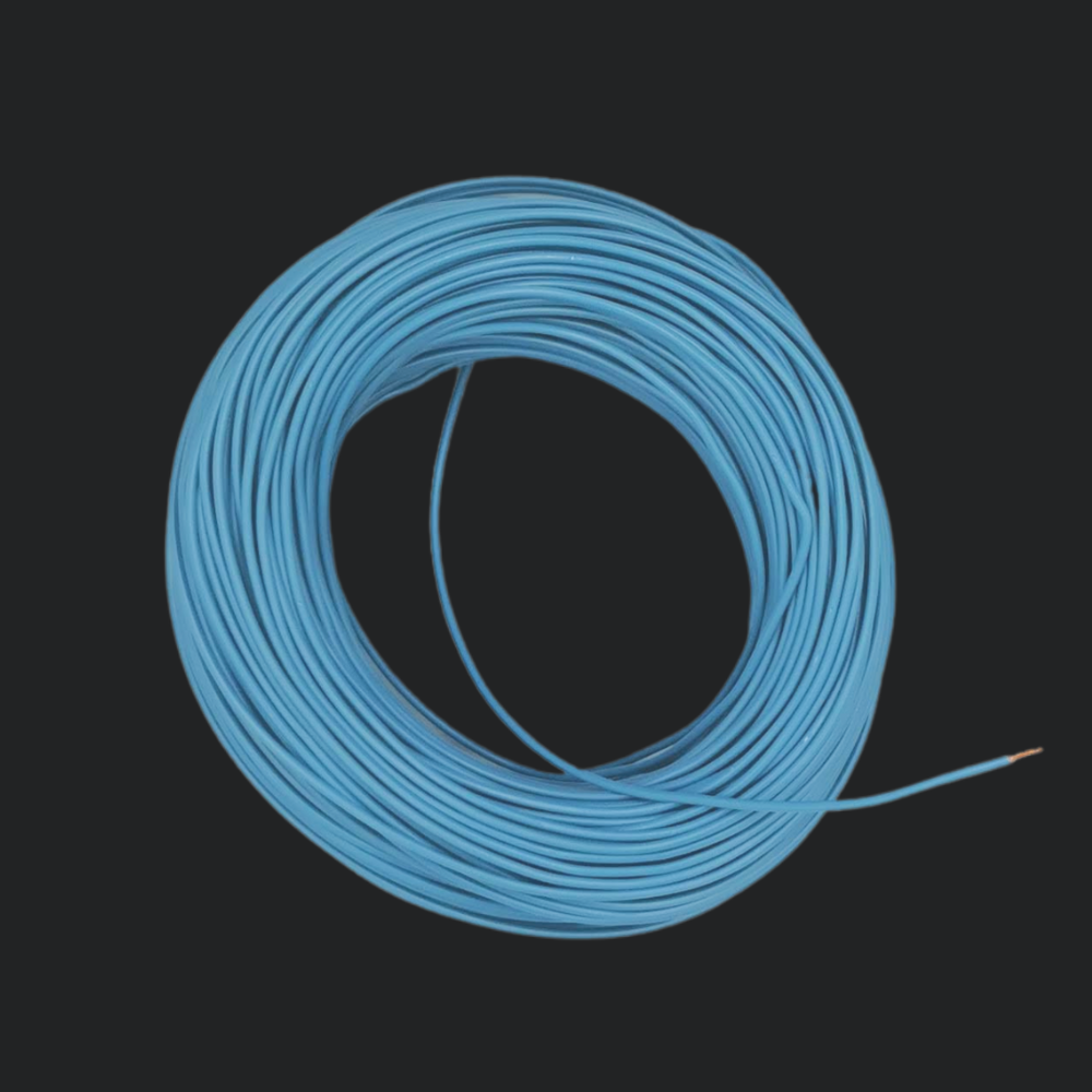 Kabel 1 x 0,75 (H05V-K) 10 Meter / blau