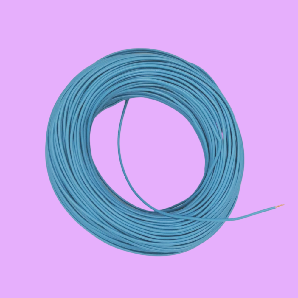 Kabel 1 x 0,75 (H05V-K) 10 Meter / blau