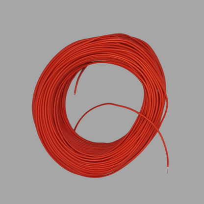 Kabel 1 x 0,75 (H05V-K) 10 Meter / rot