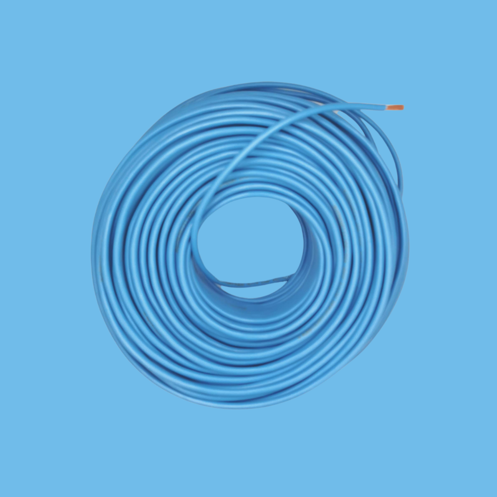 Kabel 1 x 10,0 (H07V-K) 100 Meter / blau