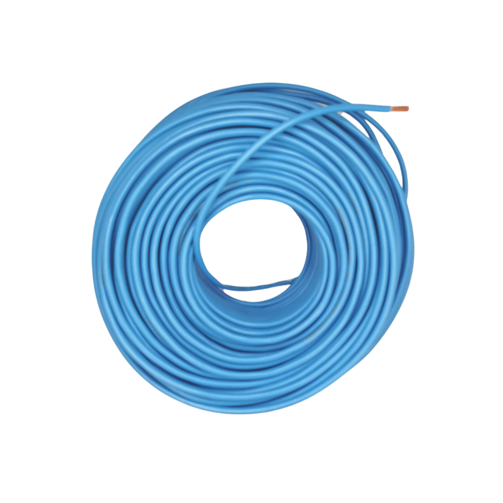 Kabel 1 x 10,0 (H07V-K) 100 Meter / blau