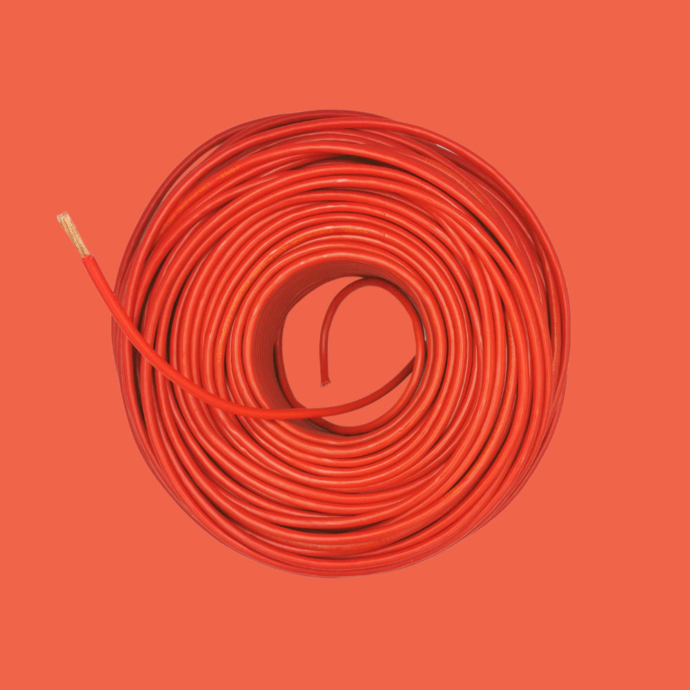 Kabel 1 x 10,0 (H07V-K) 10 Meter / rot