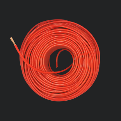 Kabel 1 x 10,0 (H07V-K) 100 Meter / rot