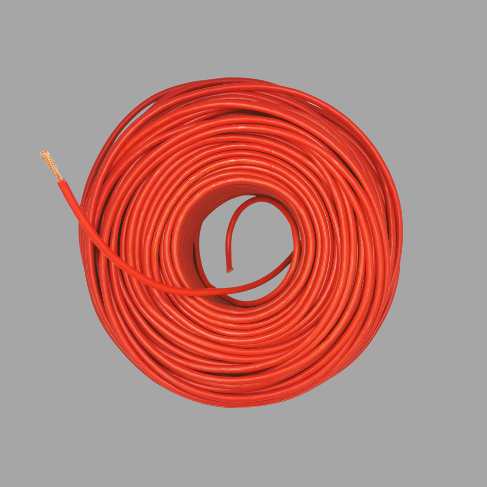 Kabel 1 x 10,0 (H07V-K) 10 Meter / rot