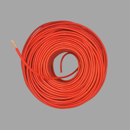 Kabel 1 x 10,0 (H07V-K) 100 Meter / rot
