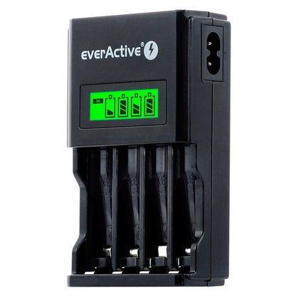 everActive NC-450 Ladegerät Akku AA AAA für 4 Akkus Schnellladegerät