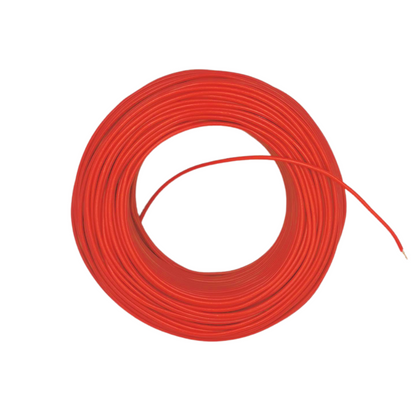 Kabel 1 x 1,5 (H07V-K) 10 Meter / rot