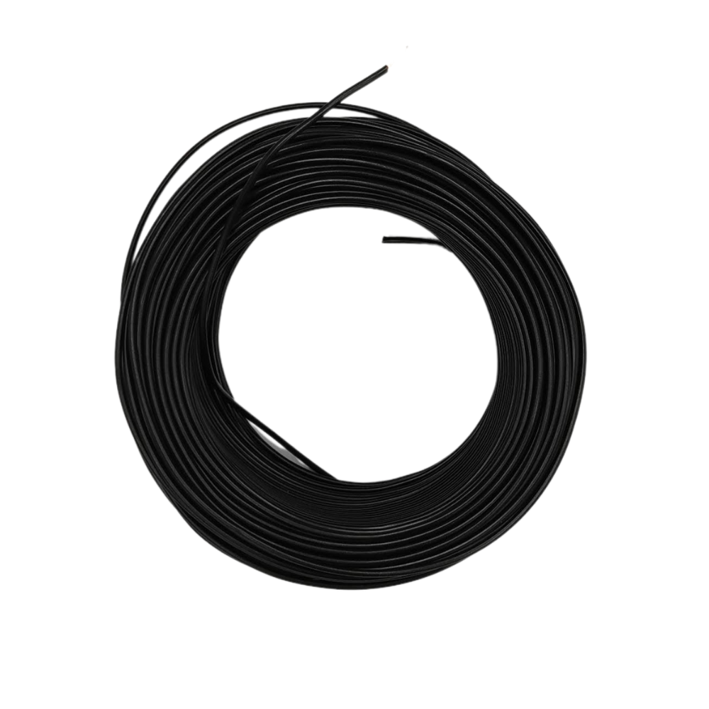 Kabel 1 x 1,0 (H05V-K) 10 Meter / schwarz