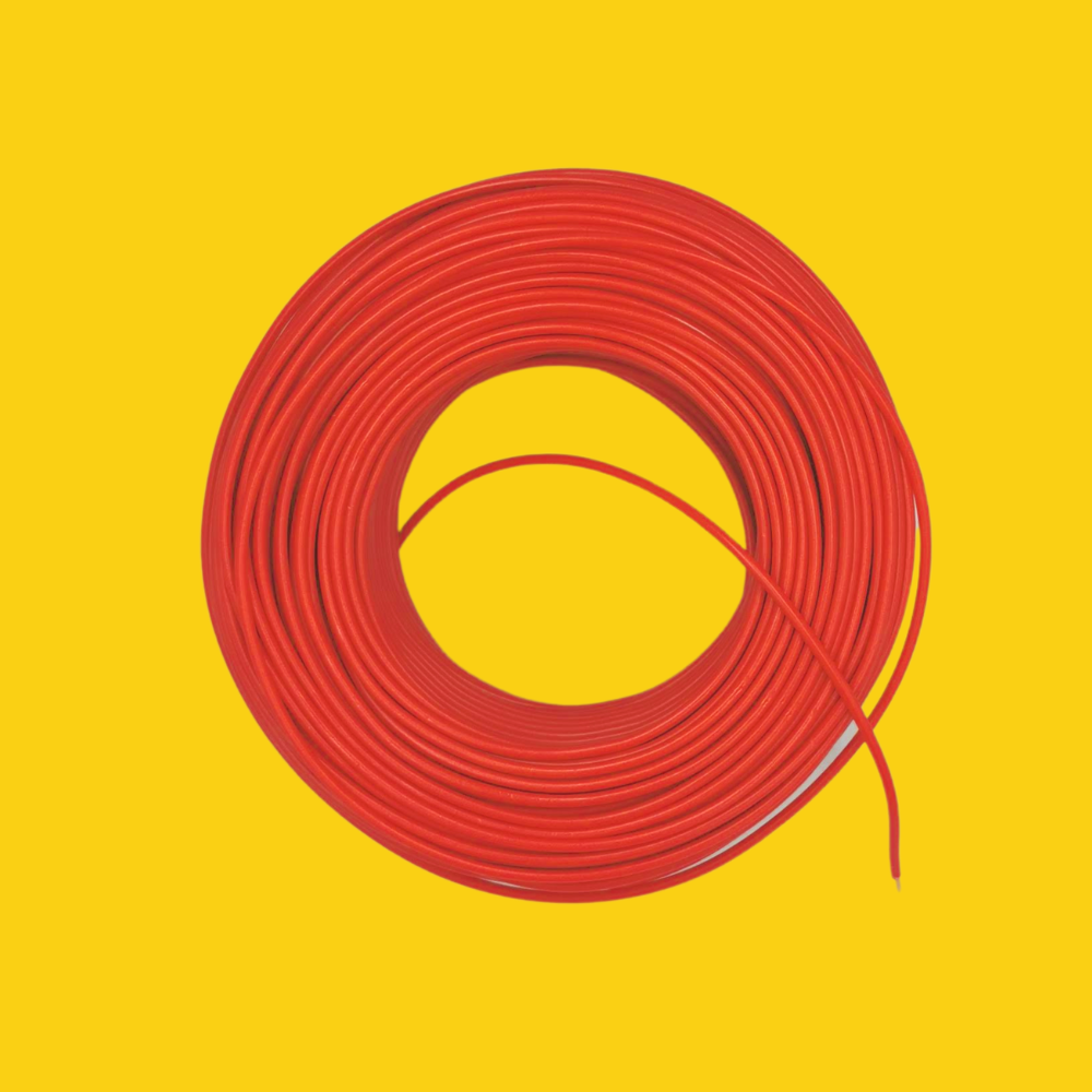 Kabel 1 x 2,5 (H07V-K) 100 Meter / rot