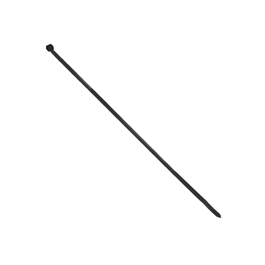 Kabelbinder, schwarz, UV-beständig, Breite 7,5mm, Länge 500mm, 100 Stück.