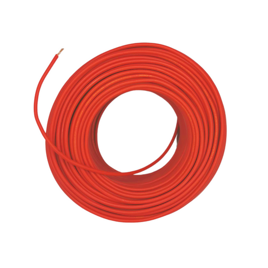 Kabel 1 x 4,0 (H07V-K) 10 Meter / rot