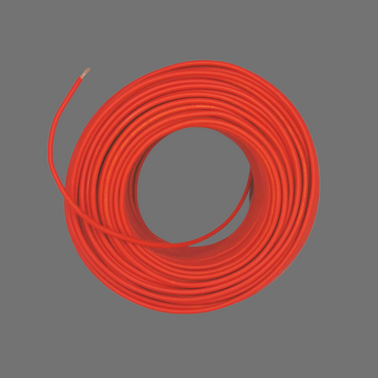 Kabel 1 x 4,0 (H07V-K) 10 Meter / rot