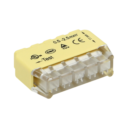 5-poliger Steckverbinder; für Kabel 0,75-2,5mm²; IEC 300V/24A 50 Stk.