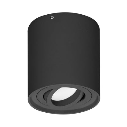 Deckenleuchte Downlight CAROLIN DLR GU10, 35W, rund, schwarz