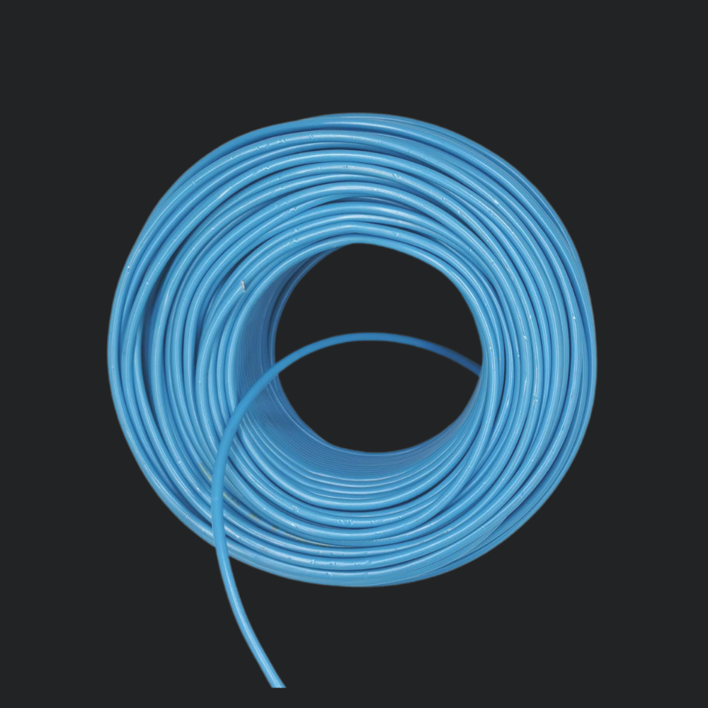 Kabel 1 x 6,0 (H07V-K) 10 Meter / blau