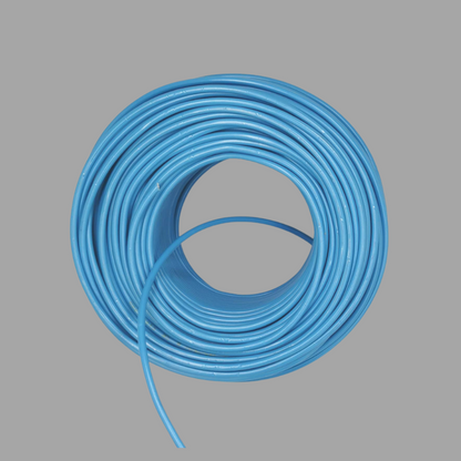 Kabel 1 x 6,0 (H07V-K) 10 Meter / blau