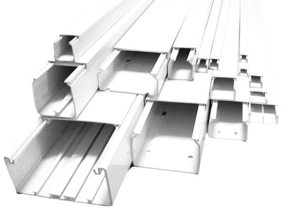 Leitungsführungskanal aus PVC weiss 90x40mm 2m