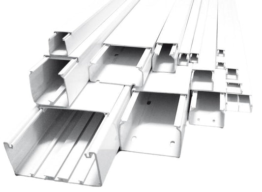 Leitungsführungskanal aus PVC weiss 90x40mm 2m