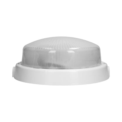 Leuchte mit Mikrowellen-Bewegungssensor, 100W, E27, IP44, Milchglas, Verschraubungen
