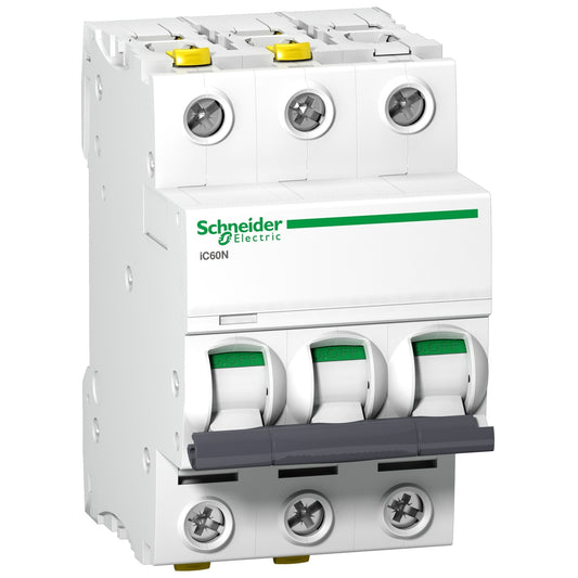 Schneider Electric Leitungsschutzschalter iC60N, 3P, 2A, B Charakteristik