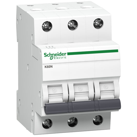 Schneider Electric Leitungsschutzschalter K60N 3P, 32A, B Charakteristik, 6kA