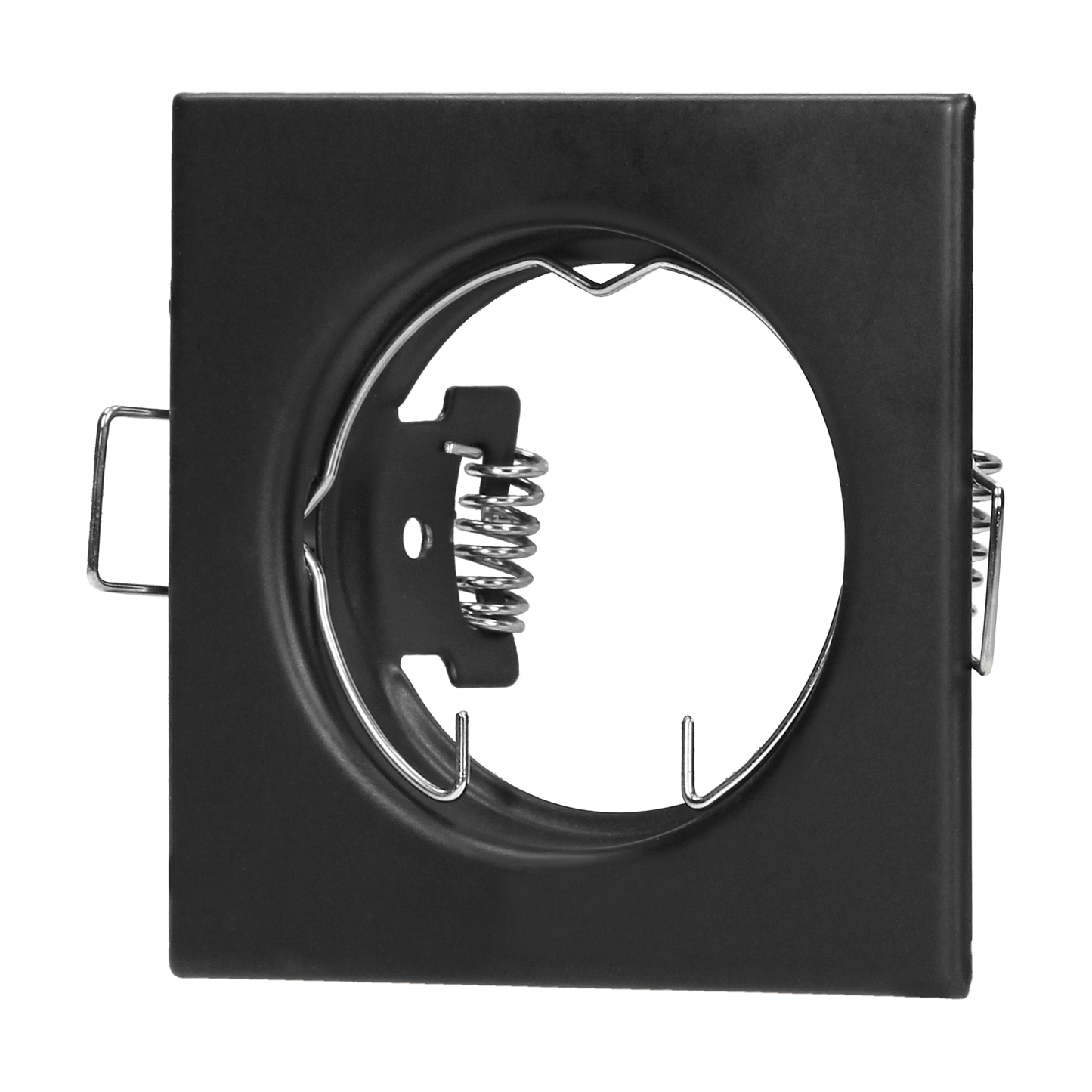 SUTRI SC Einbaurahmen für Strahler, MR16/GU10 max 50W, quadratisch, befestigt, Schwarz