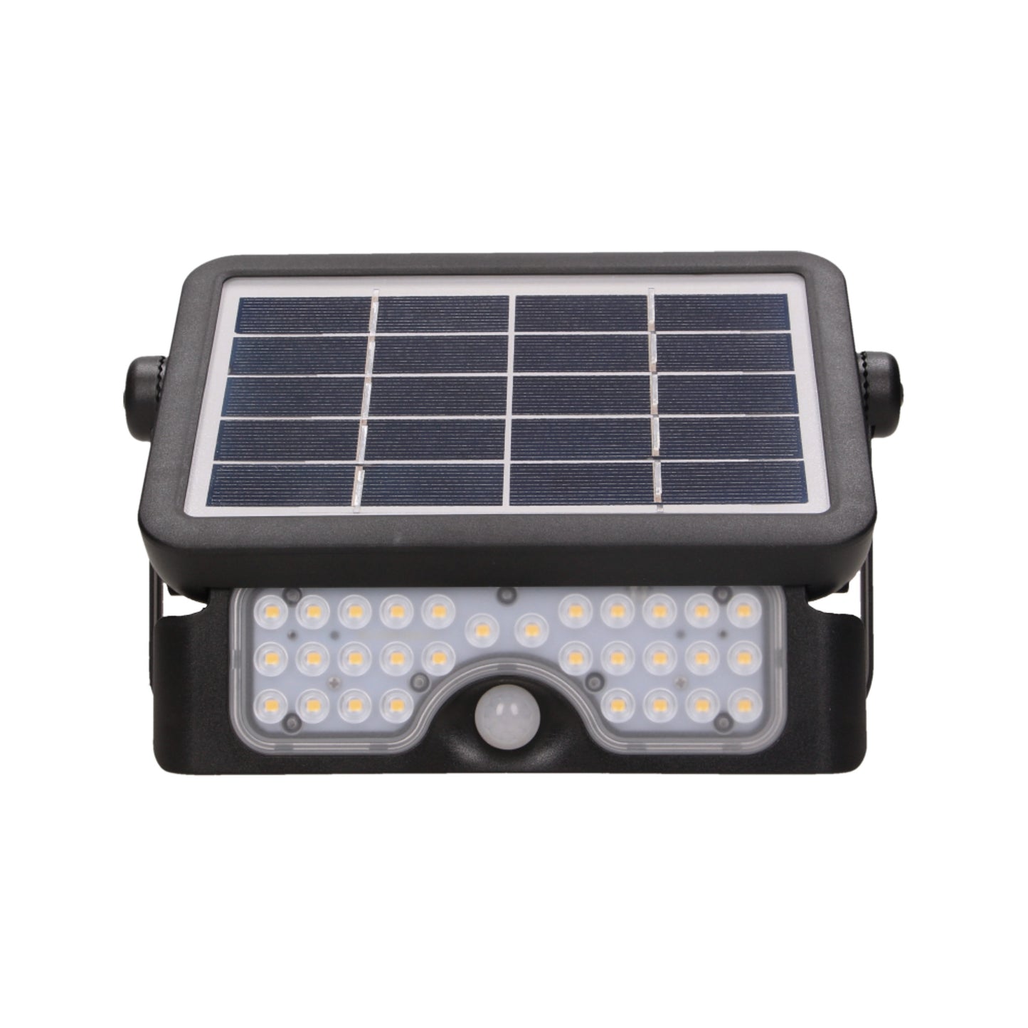 LUX LED 5W, Solarscheinwerfer mit Bewegungsmelder 500lm, IP65, 4000K, 2x1500mAh, schwarz