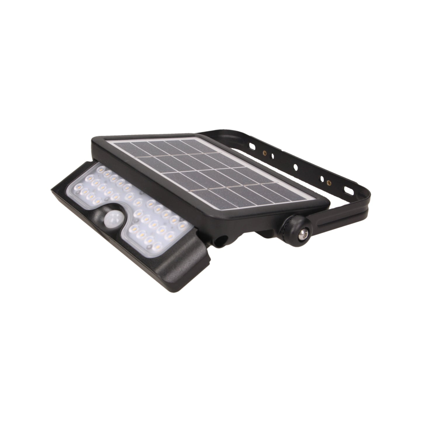 LUX LED 5W, Solarscheinwerfer mit Bewegungsmelder 500lm, IP65, 4000K, 2x1500mAh, schwarz