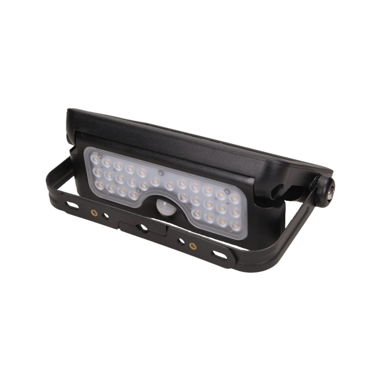 LUX LED 5W, Solarscheinwerfer mit Bewegungsmelder 500lm, IP65, 4000K, 2x1500mAh, schwarz