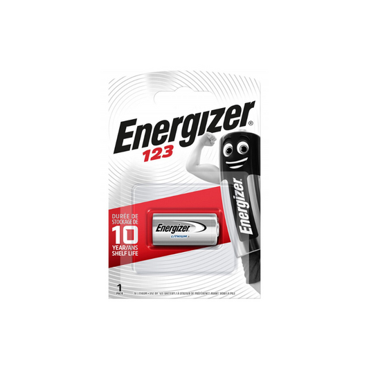 Energizer CR123 Fotobatterie CR123A Lithium 1500mAh 3V (1er Blister)