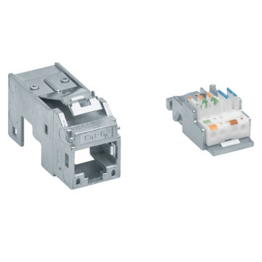 HAGER GMKRJ45 Keystone Einsatze RJ45, Cat.6a