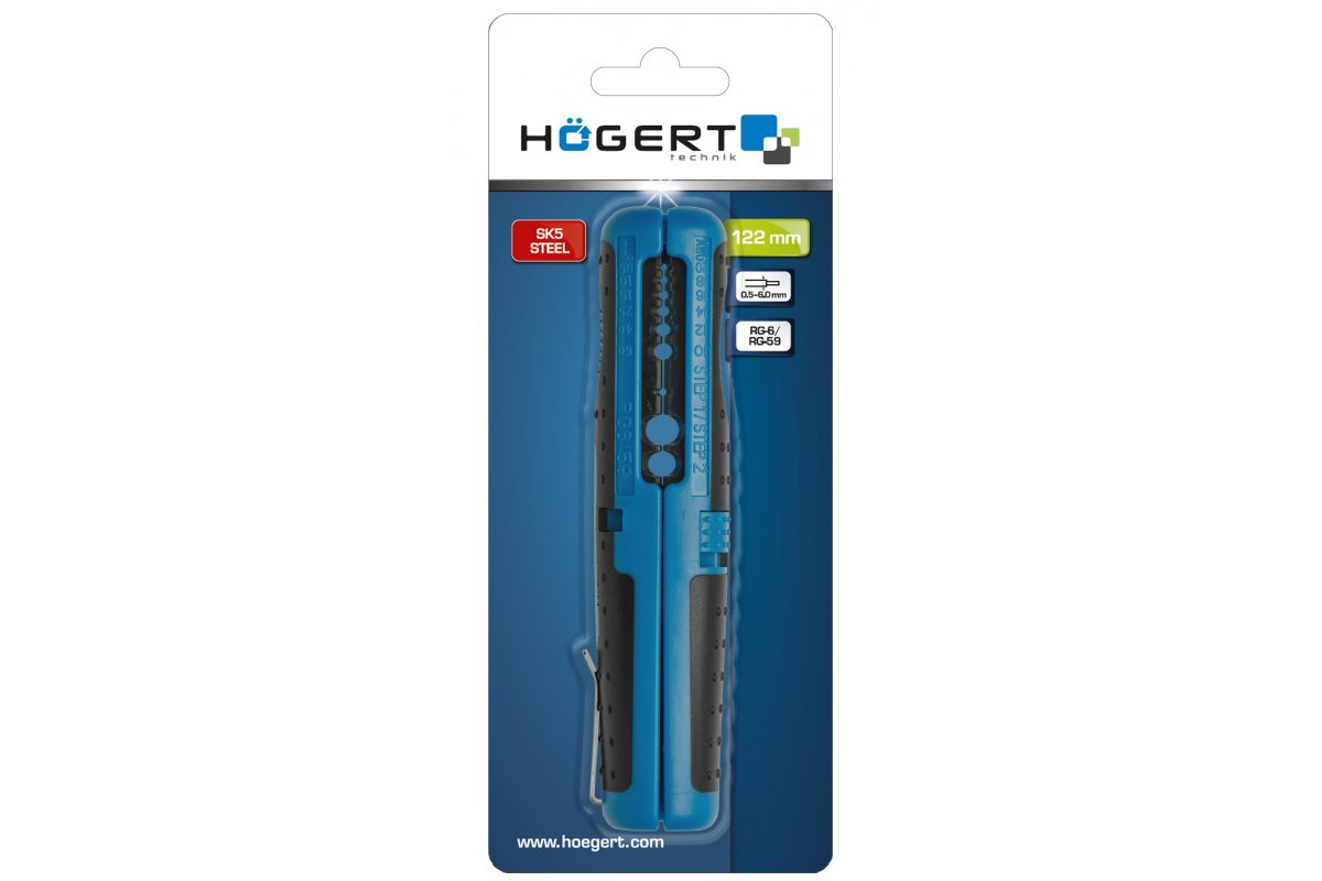 Högert Technik Kable Abisolierer 0.5-6.0 mm2, 122mm