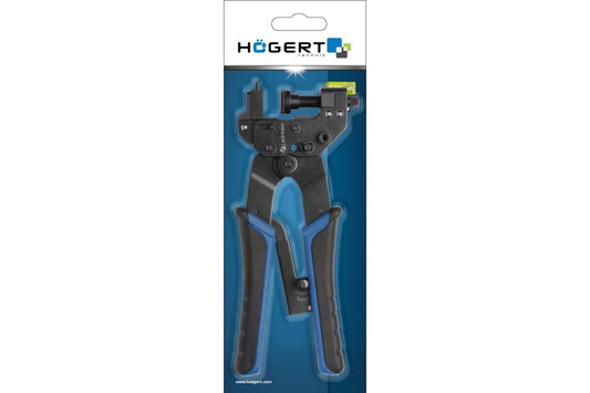 Högert Technik Kompressionswerkzeug zum Verpressen von BNC, F, IEC i RCA 200mm