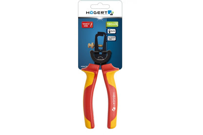 Högert Technik Abisolierzange 1000 V, 160 mm, VDE