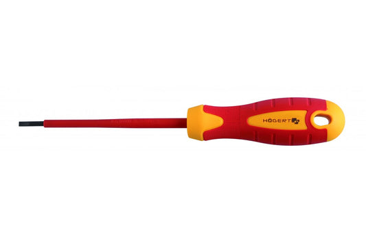 Högert Technik Schlitz-Schraubendreher, 5.5×125 mm, 1000 V S2 Stahl VDE