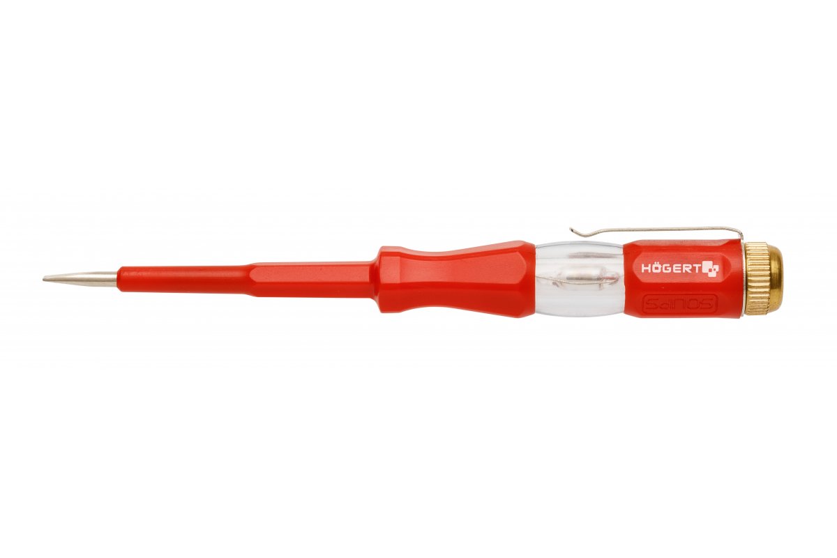 Högert Technik Spannungsprüfer 100-250V, 140 mm