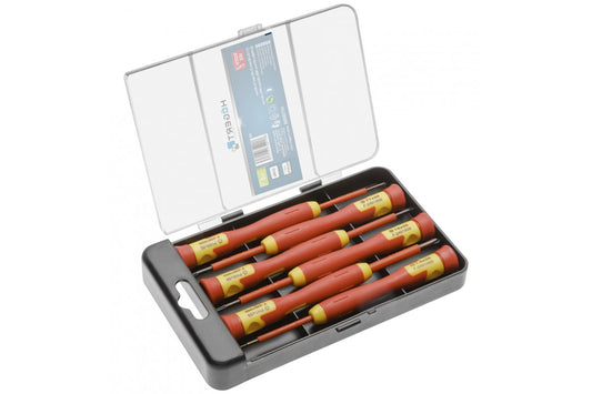 Högert Technik Präzisions-Schraubendreher-Satz 1000 V, 6-tlg., CrMo Stahl VDE