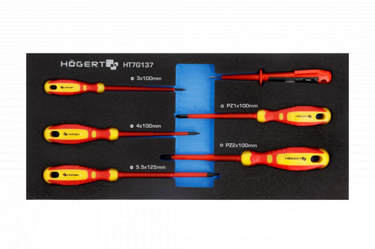 Högert Technik Schraubendreher-Set 1000V, VDE