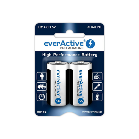 everactive Pro Alkaline Power LR14 Baby C 1,5V 2er Blister