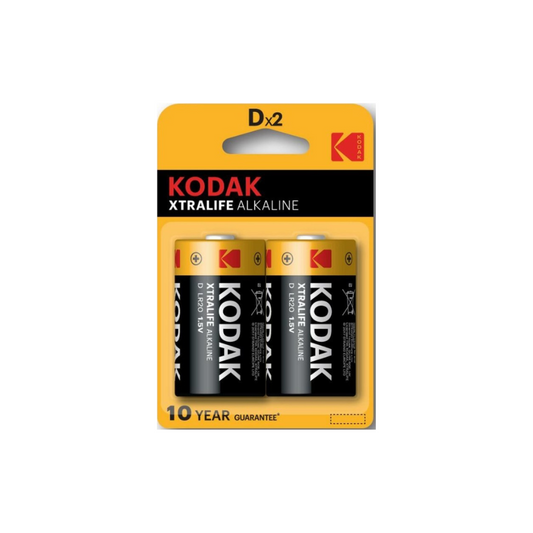 Kodak XTRALIFE D LR20 Alkaline Batterien 2er