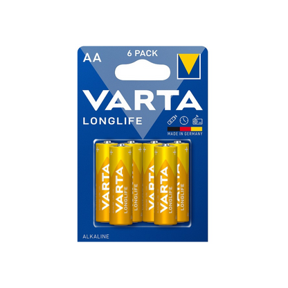 Batterie AA / LR6 Varta Longlife 4106 - 6 Stück (Blister)