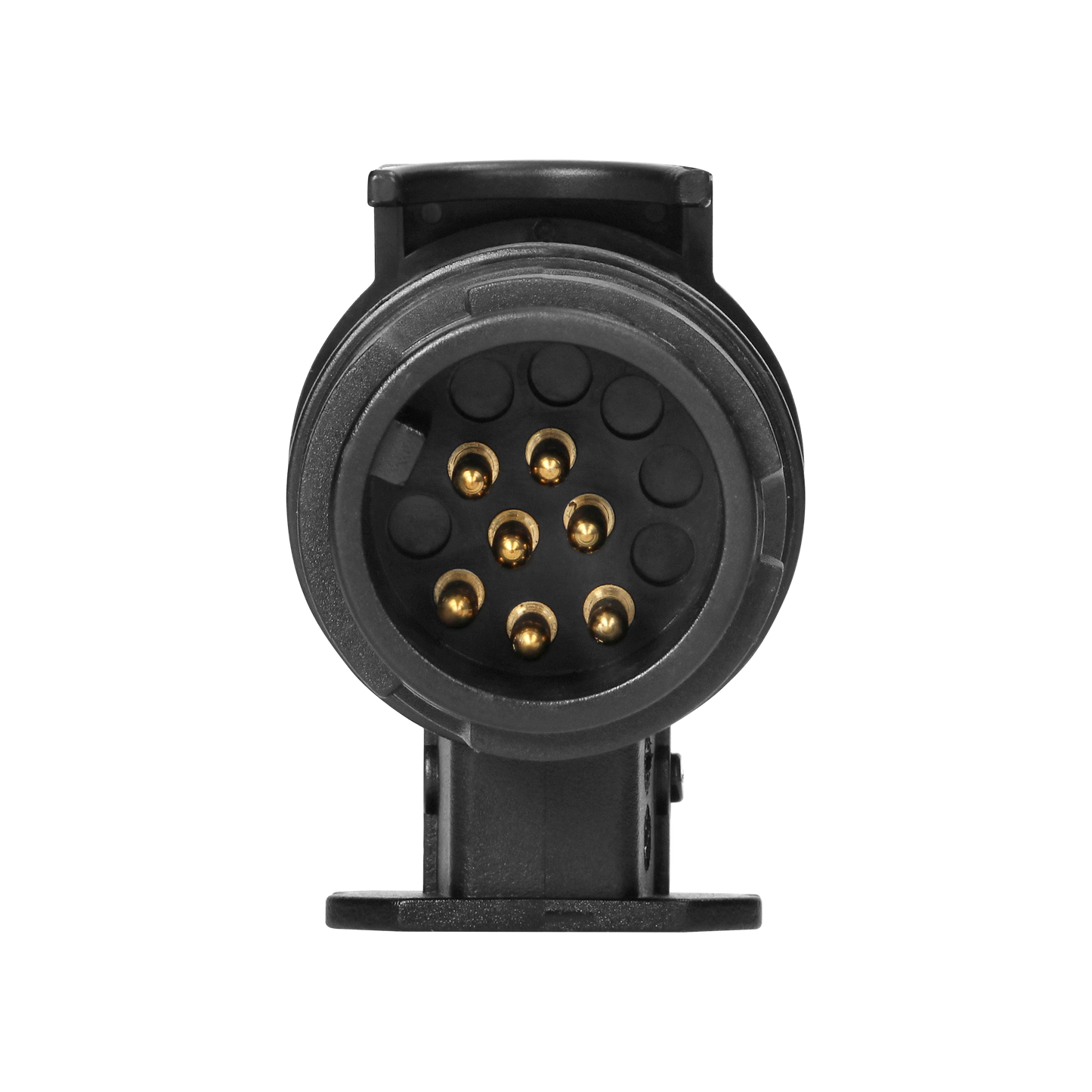 Anhängersteckdose Adapter 13/7 polig, Kunststoff, 12/24V 13/7-polig