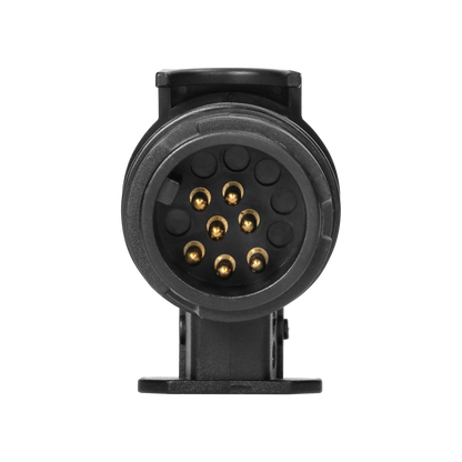 Anhängersteckdose Adapter 13/7 polig, Kunststoff, 12/24V 13/7-polig