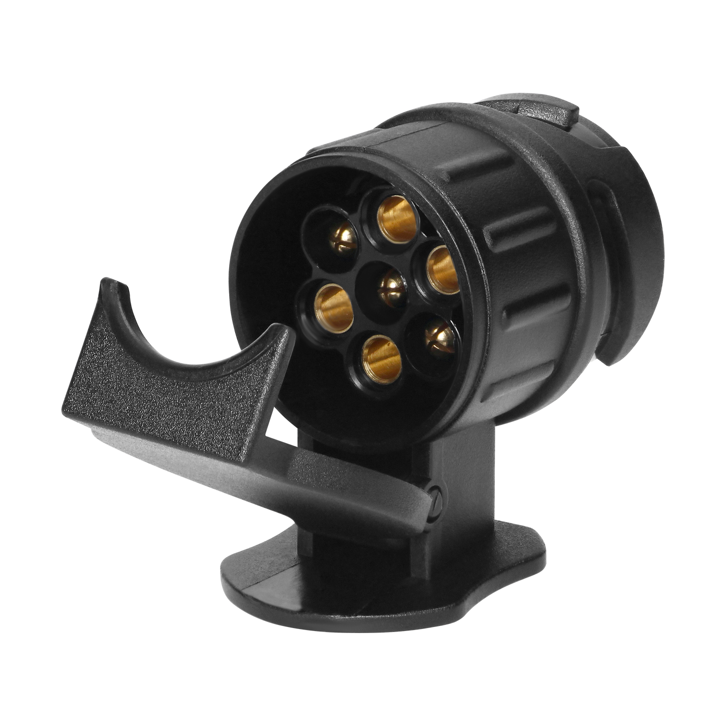 Anhängersteckdose Adapter 13/7 polig, Kunststoff, 12/24V 13/7-polig