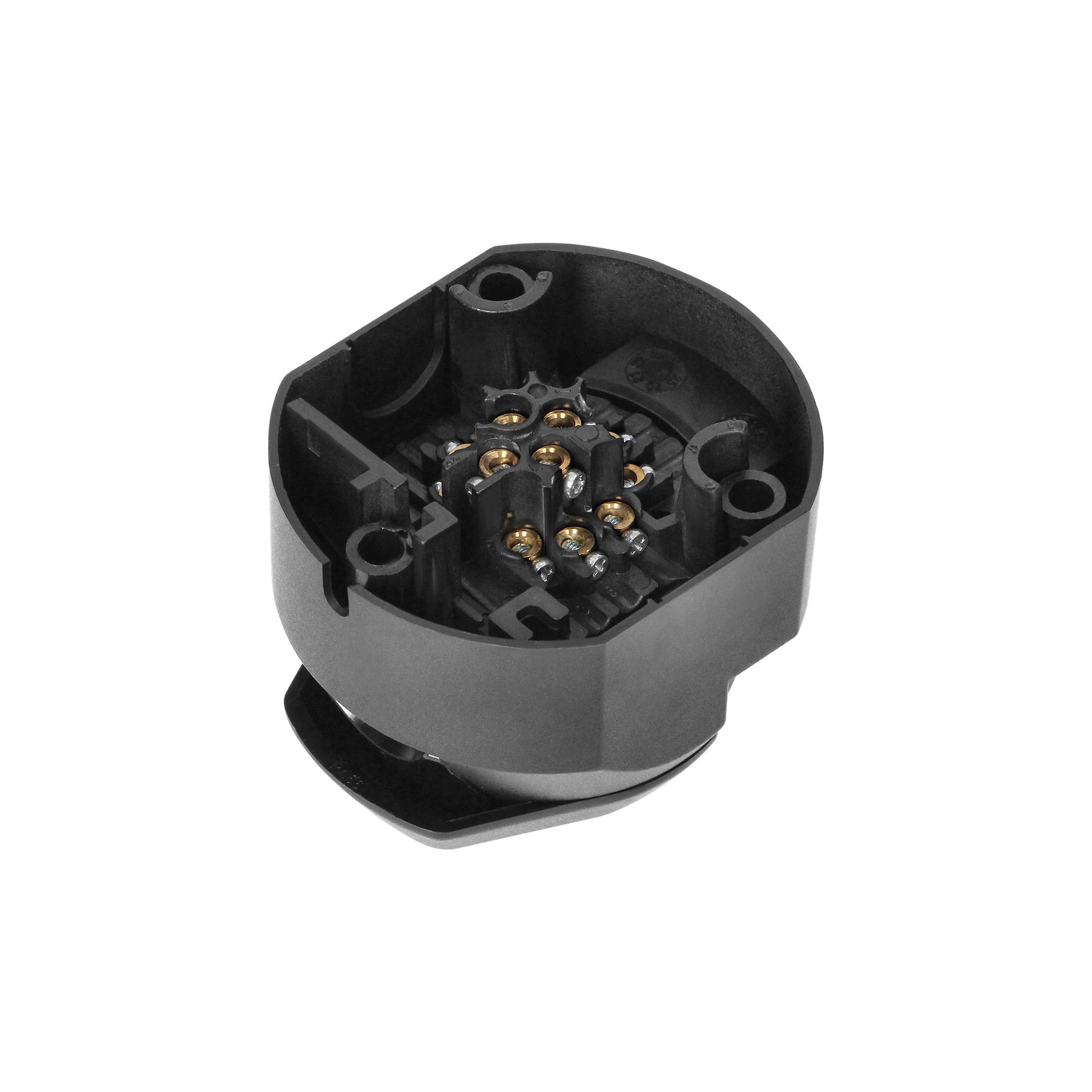 Steckdose Jaeger 13 polig mit Mikroschalter - Nebelscheinwerferschalter -  Anhängershop